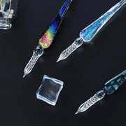 Rainbow crystal glass dip pen watercolor set, view 6 - MRSLM