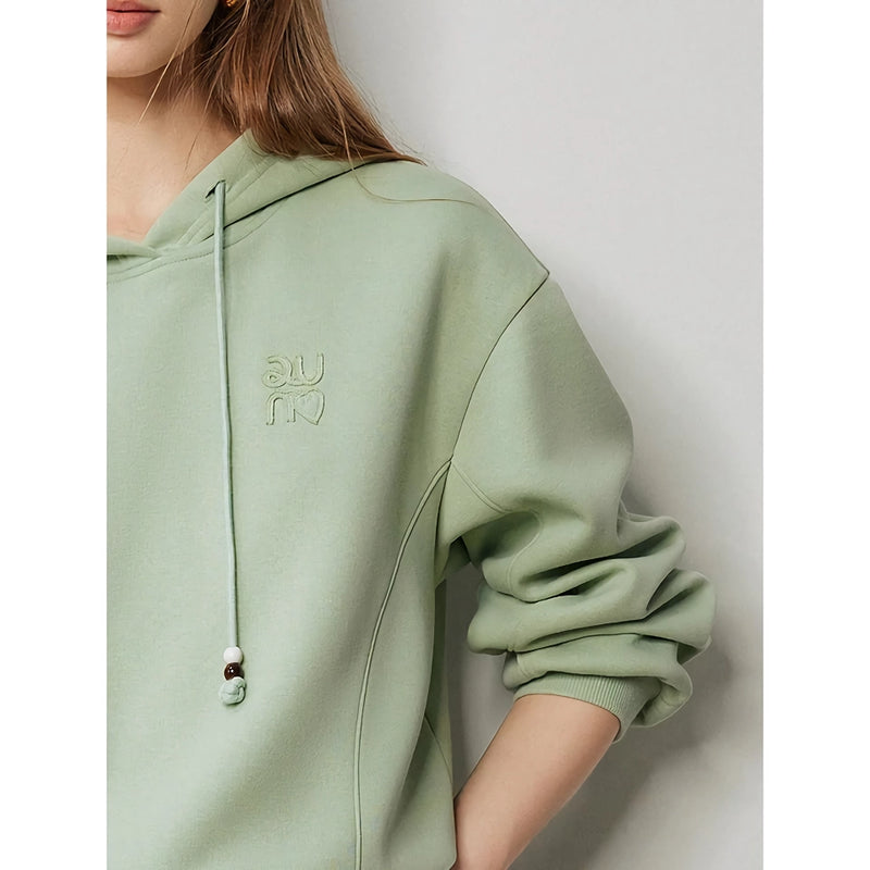 hooded drawstring pullover, view 8 - MRSLM