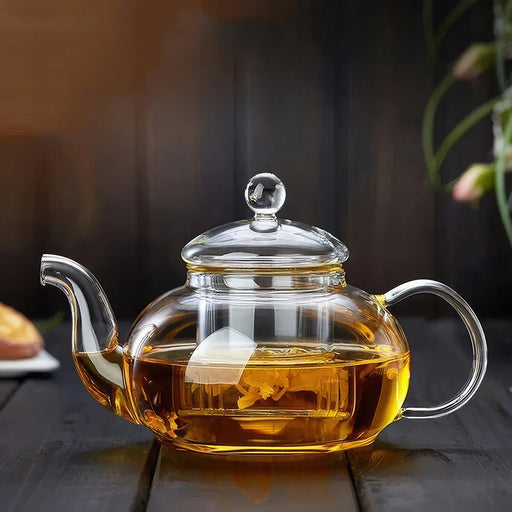 glass flower tea pot - MRSLM