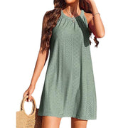 halter sleeveless vest beach dress, view 6 - MRSLM