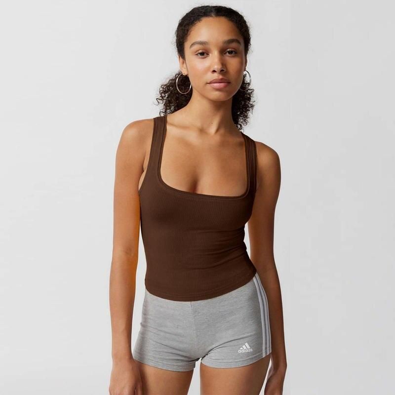 knitted sleeveless crop top, view 2 - MRSLM