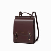 women's vintage leather backpack purse, view 5 - MRSLM