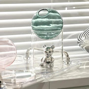 nordic bubble glass bear vase, view 4 - MRSLM