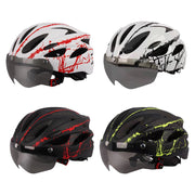 riding helmet with magnetic goggles, view 4 - MRSLM