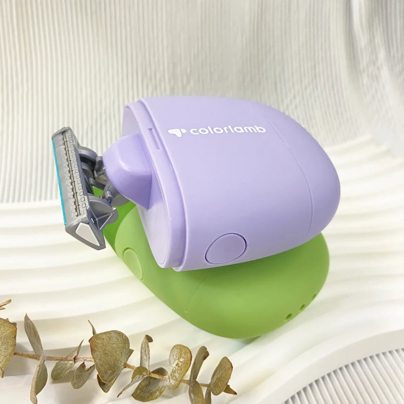 portable women's razor set, view 6 - MRSLM