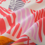 spring leaves silk blend scarf, view 11 - MRSLM
