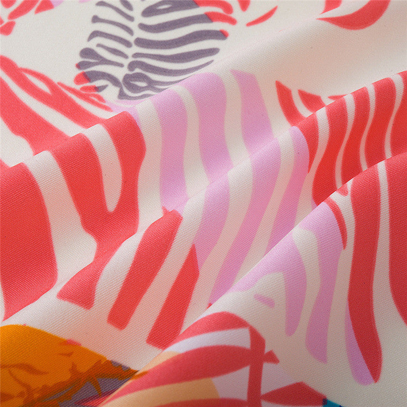 spring leaves silk blend scarf, view 11 - MRSLM