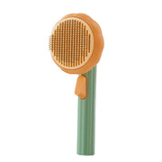 pumpkin pet grooming brush, view 2 - MRSLM