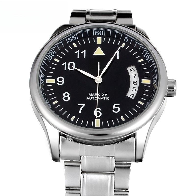 men's skeleton automatic watch, view 8 - MRSLM