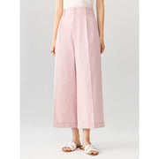 wide-leg cuffed trousers, view 4 - MRSLM
