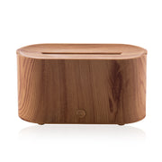 wood grain flame humidifier USB essential oil diffuser, view 4 - MRSLM
