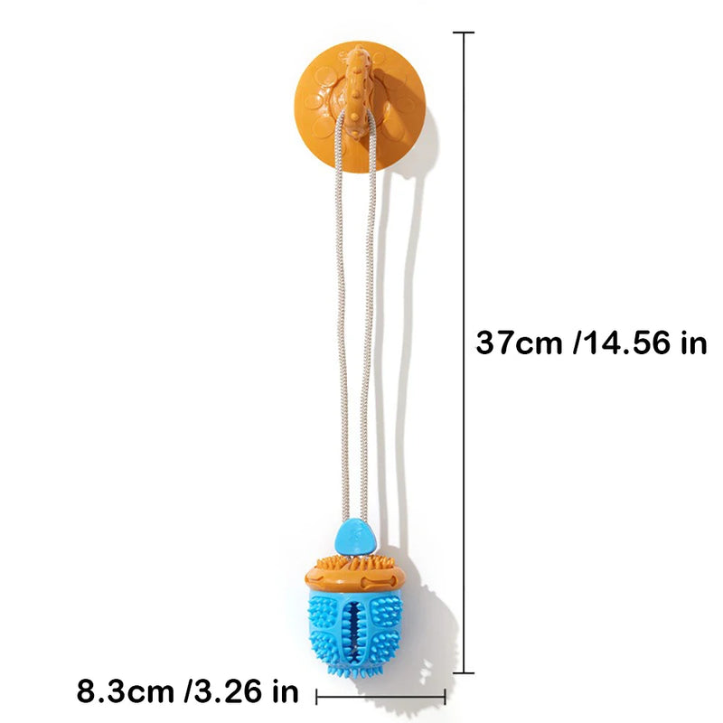 durable dog chew toy with suction cup, view 7 - MRSLM