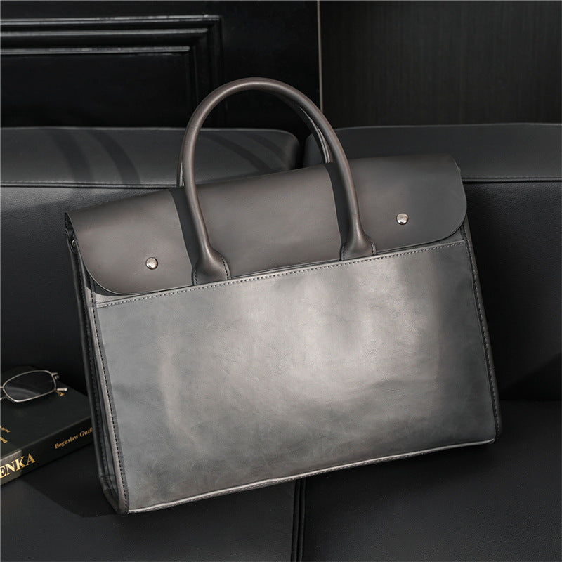 pu leather briefcase shoulder bag - MRSLM
