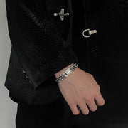 men's heavy cuban link bracelet - MRSLM