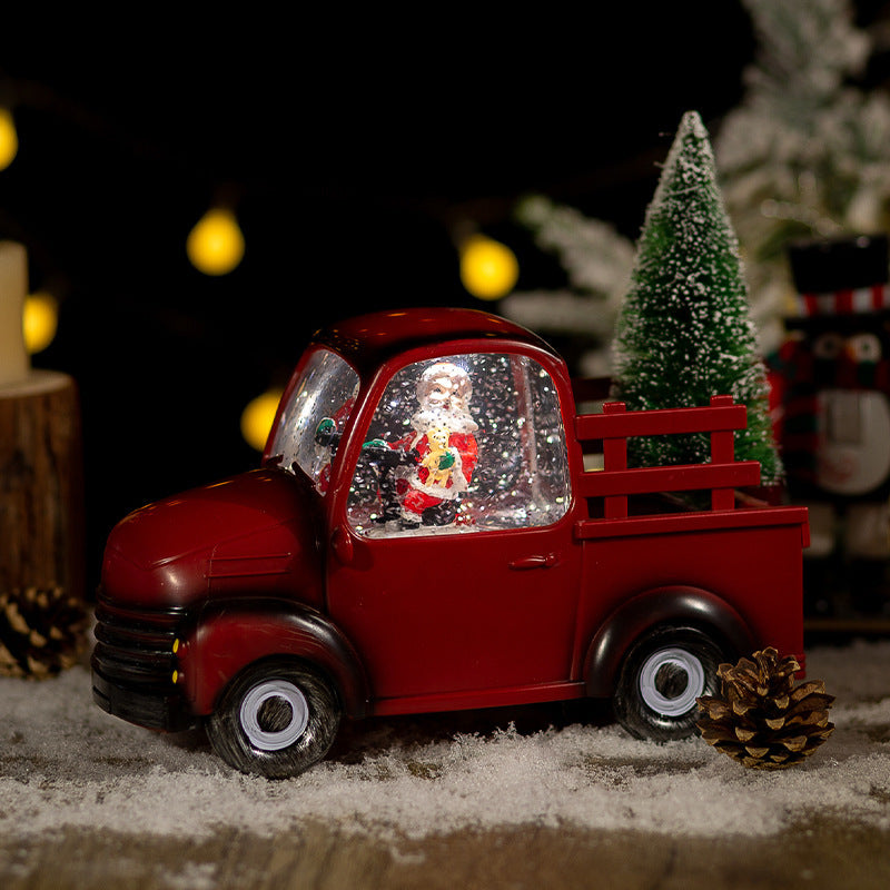 Christmas car crystal ball ornament, view 8 - MRSLM