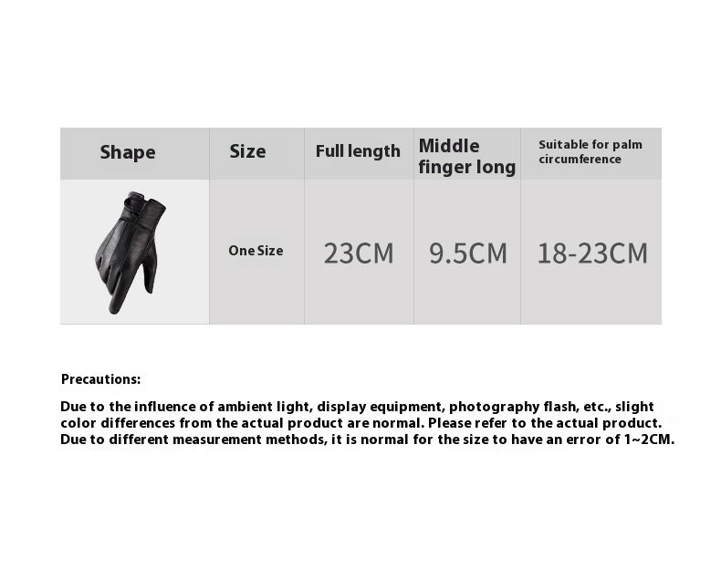 genuine leather fleece-lined gloves, view 8 - MRSLM