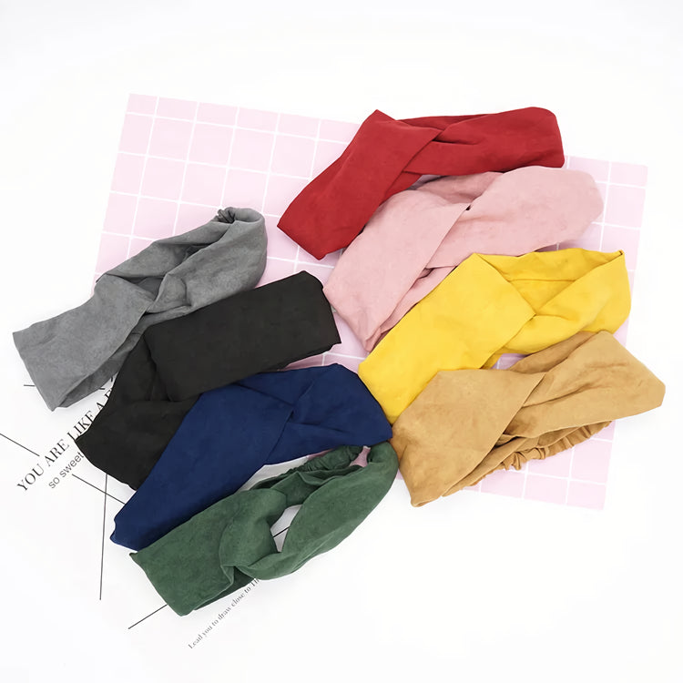 turban solid headband for women, view 7 - MRSLM