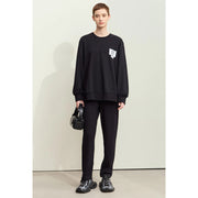 minimalist sporty o-neck sweatshirt, view 7 - MRSLM