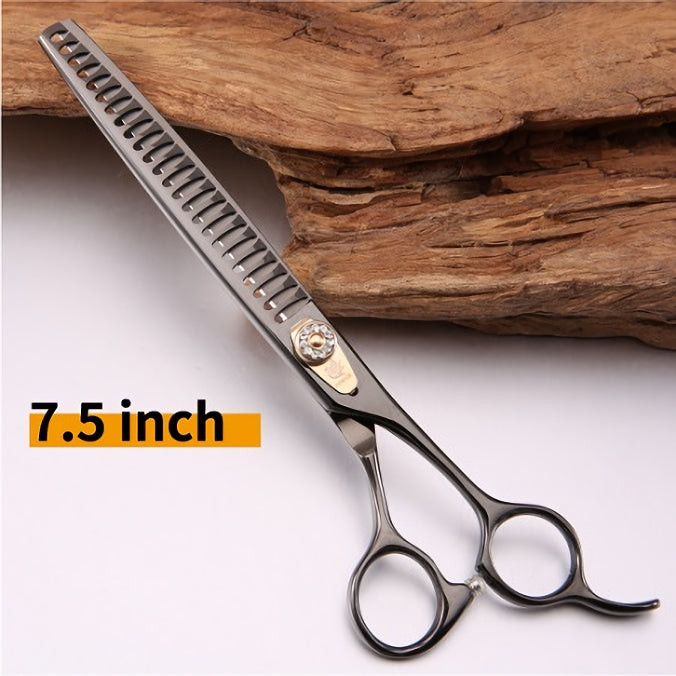titanium-coated pet thinning shears, view 2 - MRSLM