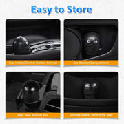 universal mini car trash can with swing lid, view 8 - MRSLM