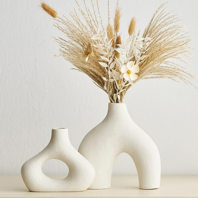 modern nordic ceramic vase, view 3 - MRSLM