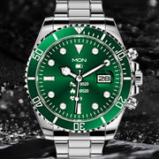 stainless steel green dial smartwatch - MRSLM