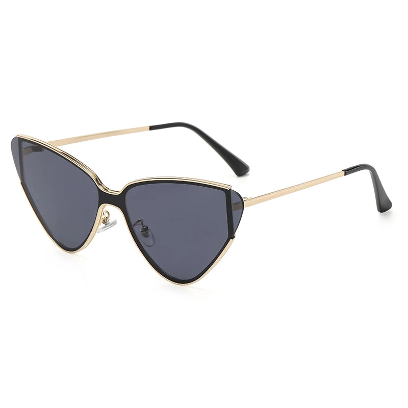 metal cat eye sunglasses, view 5 - MRSLM
