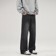 Men's vintage loose micro-flared jeans, view 2 - MRSLM