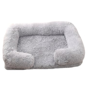 Plush round donut pet bed, view 10 - MRSLM
