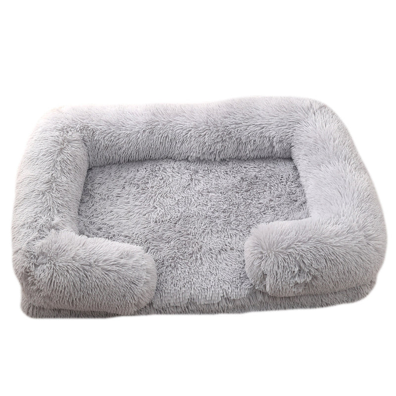 Plush round donut pet bed, view 10 - MRSLM