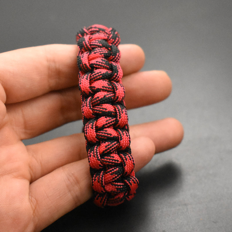 braided paracord couple bracelet, view 6 - MRSLM