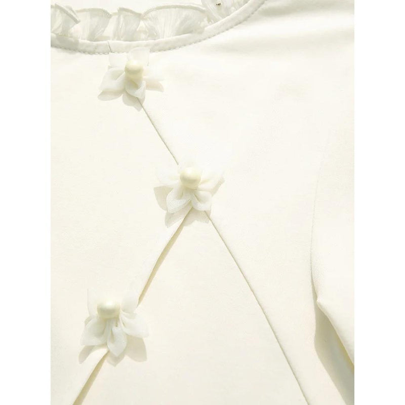 chic floral short sleeve T-shirt, view 11 - MRSLM