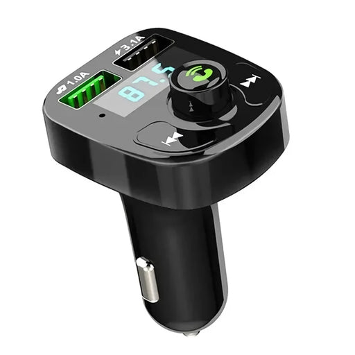 led mp3 car bluetooth fm transmitter with dual usb charger - MRSLM