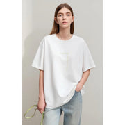 embroidered tassel tee, view 5 - MRSLM