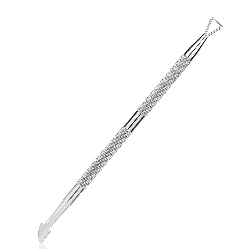 stainless steel cuticle pusher and cutter set, view 2 - MRSLM