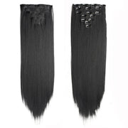 long wavy ombre clip-in hair extensions, view 9 - MRSLM