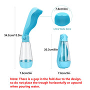 portable dog water bottle, view 8 - MRSLM