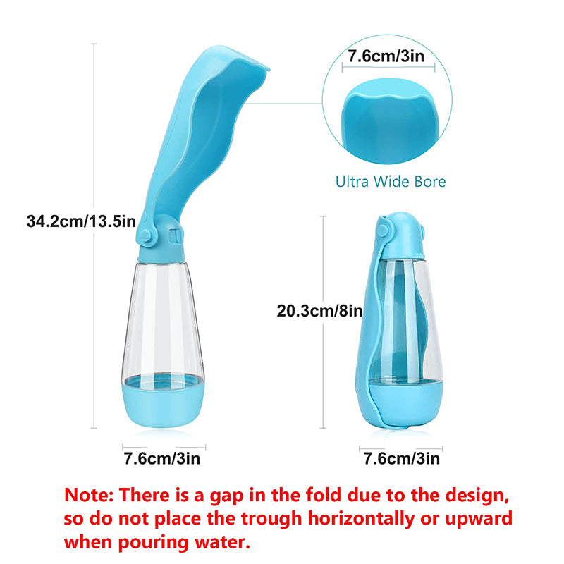portable dog water bottle, view 8 - MRSLM