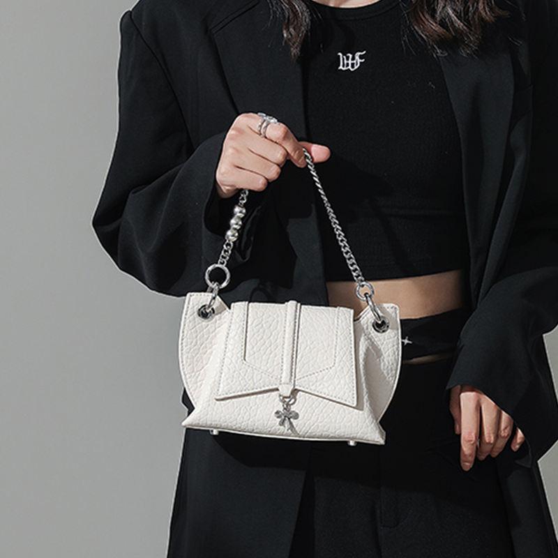 white butterfly wing crossbody bag - MRSLM