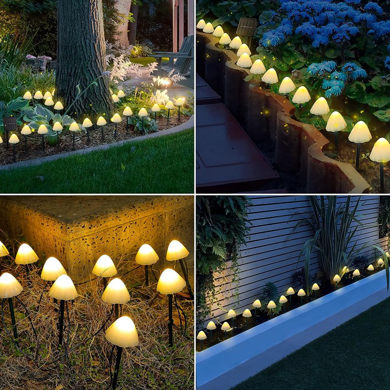 solar mushroom lights, view 7 - MRSLM