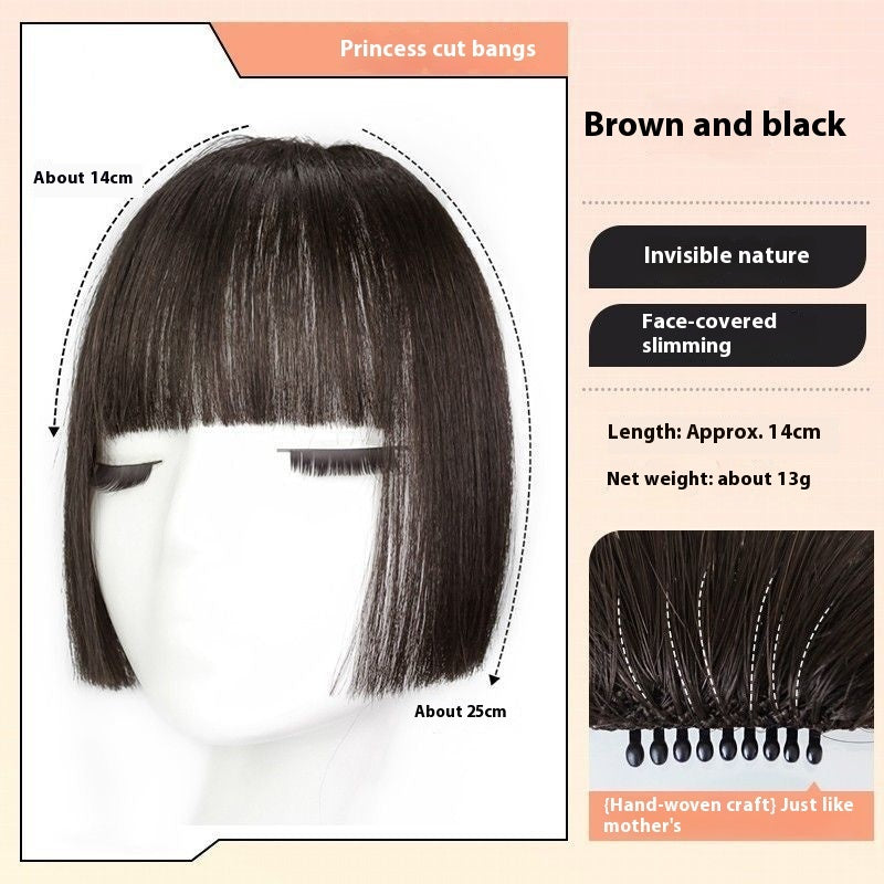 princess cut bangs wig, view 5 - MRSLM