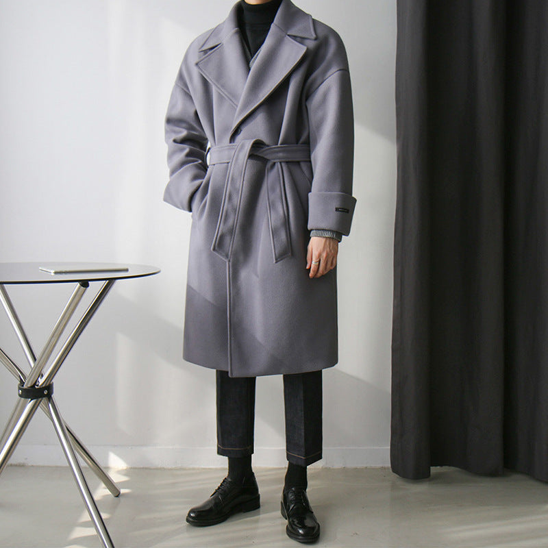 Men's thickened lapel coat, view 3 - MRSLM