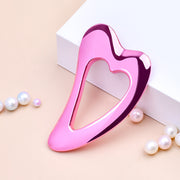 heart-shaped gua sha facial tool, view 3 - MRSLM