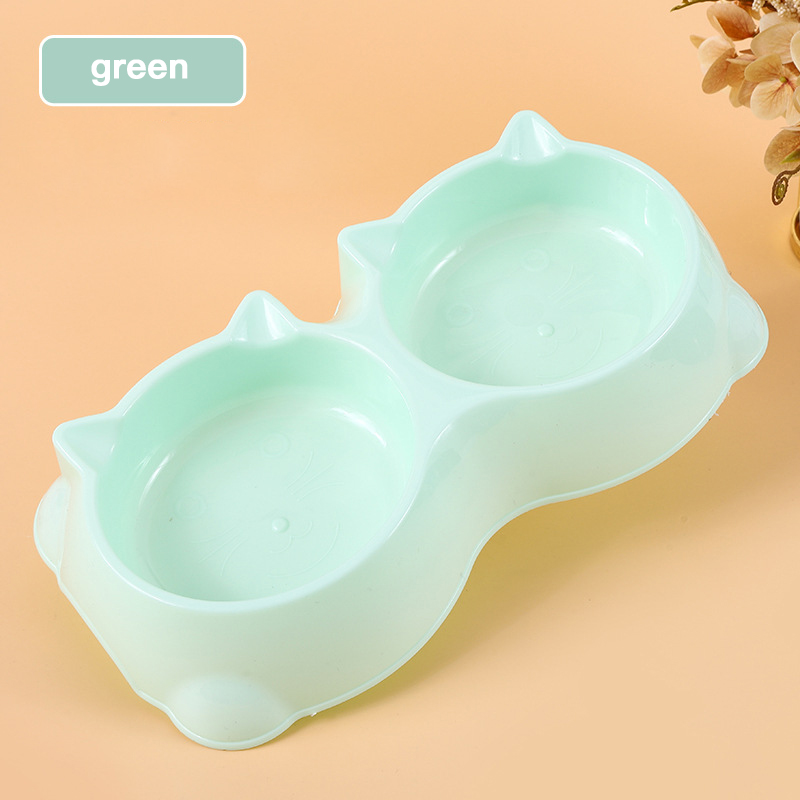 double pet bowl for cats, view 2 - MRSLM
