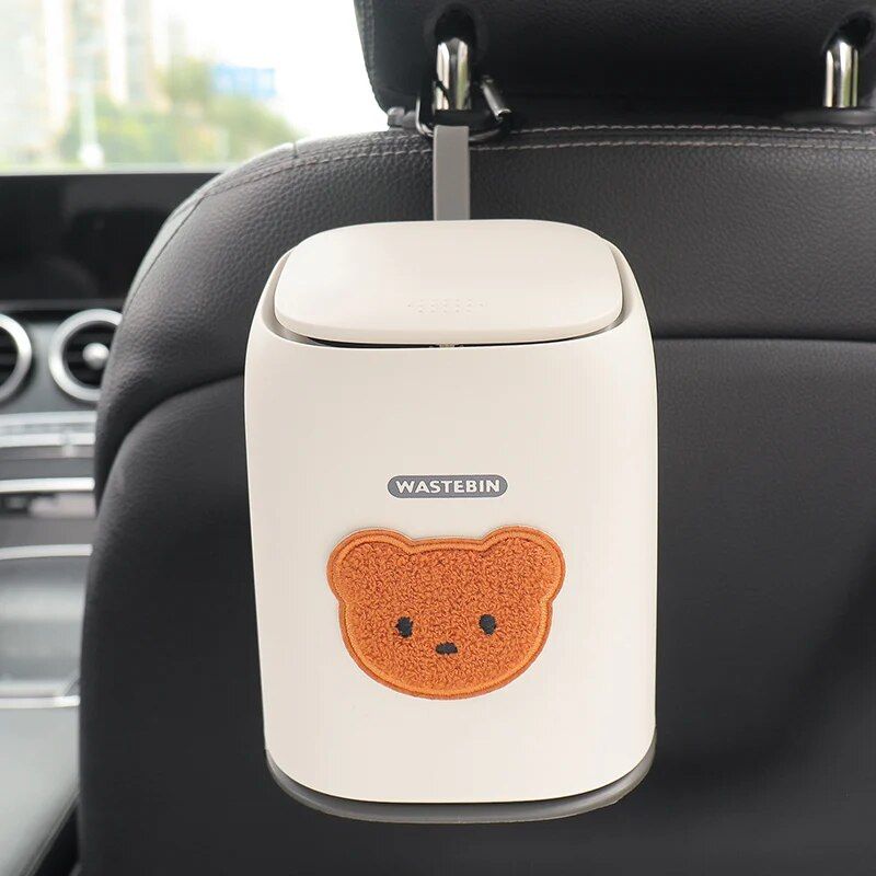 cartoon car storage bin and trash can, view 3 - MRSLM