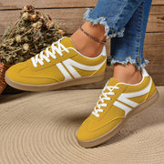 Lace-up round-toe flats, view 5 - MRSLM