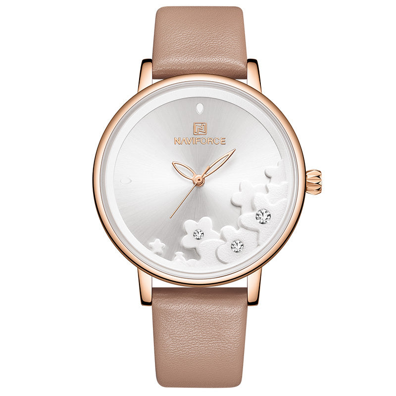 embossed women's watch, view 2 - MRSLM