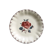 retro rose ceramic plate, view 5 - MRSLM