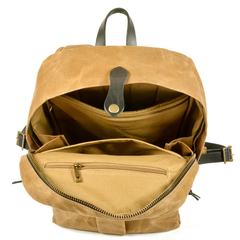 Retro canvas backpack, view 5 - MRSLM