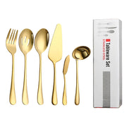 stainless steel serving set, view 2 - MRSLM